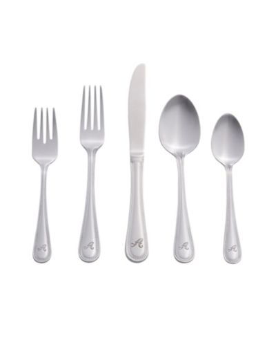 Столовый набор Riverridge Beaded 46 Piece Monogrammed, Service for 8