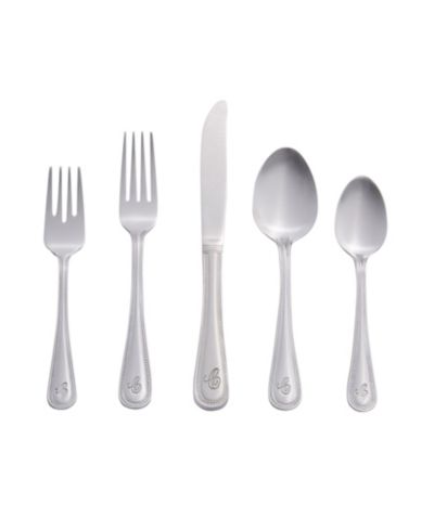 Набор столовых приборов Riverridge Beaded Monogrammed, 46 предметов, Service for 8