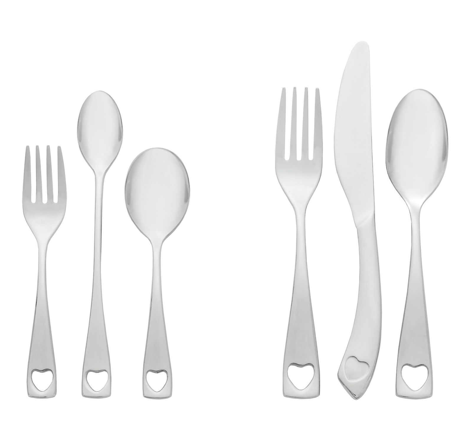 Oneida Little Love 6 Piece Kids Flatware Set