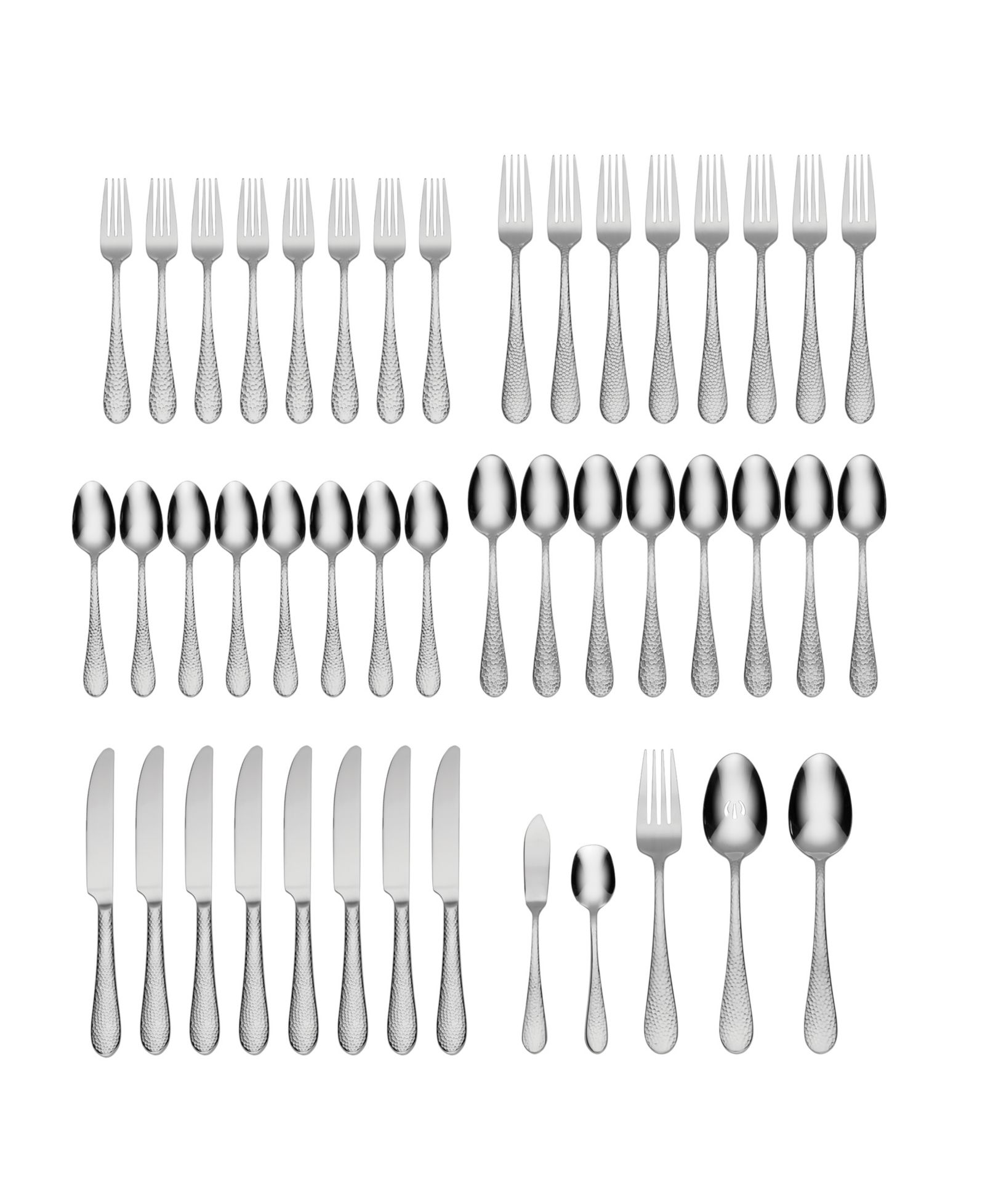 Oneida Tibet 45-PC Flatware Set, Service for 8