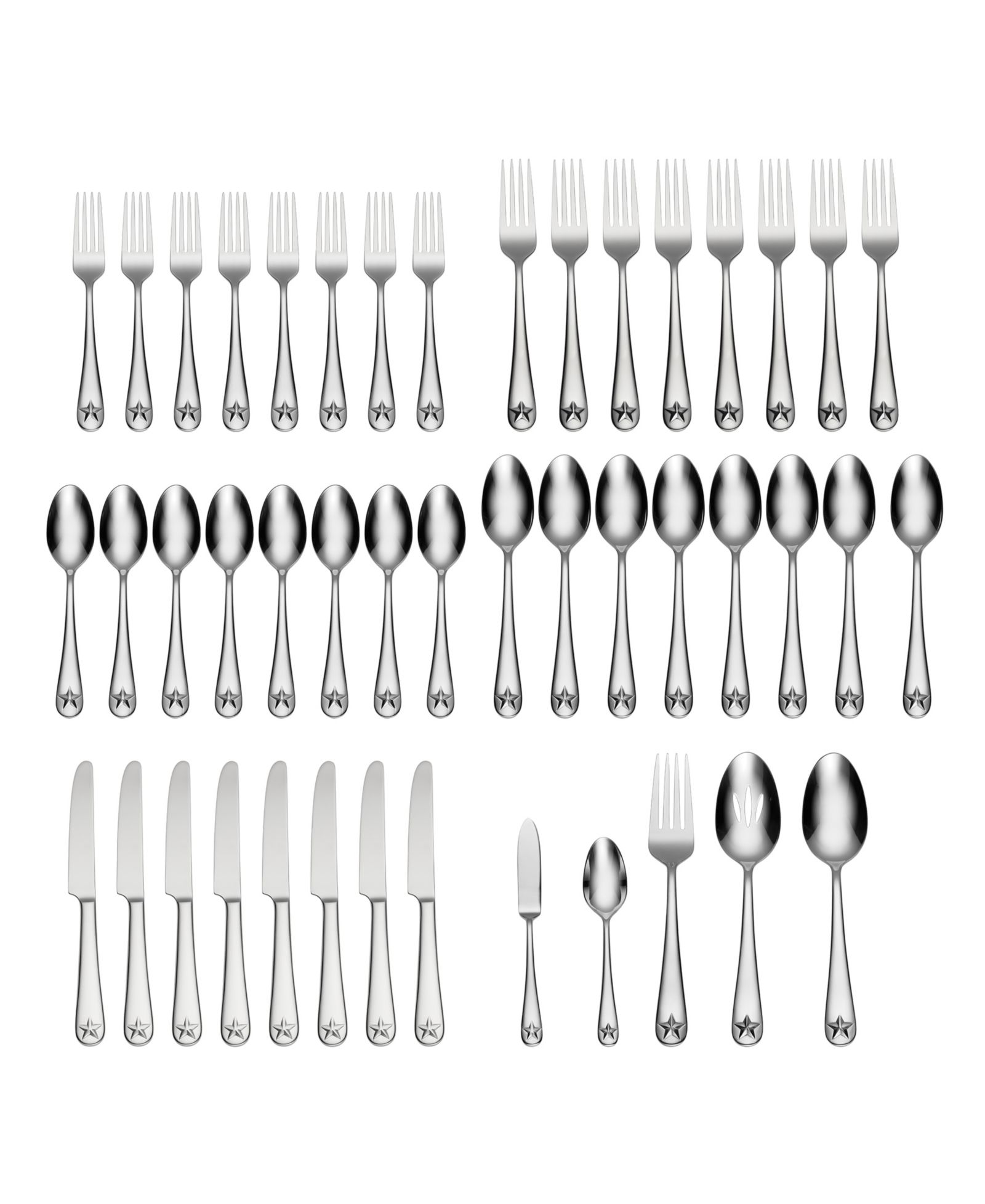 Oneida Tindra 45-PC Flatware Set, Service for 8