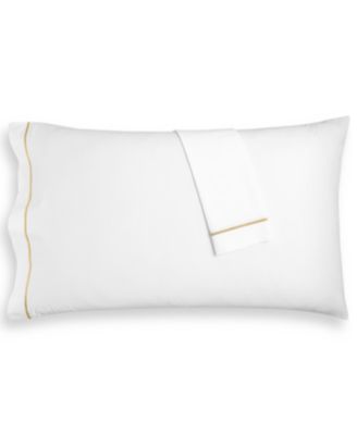 Hotel Collection Italian Percale 100% Cotton Pillowcase Pair, Standard, Exclusively at Macy’s
