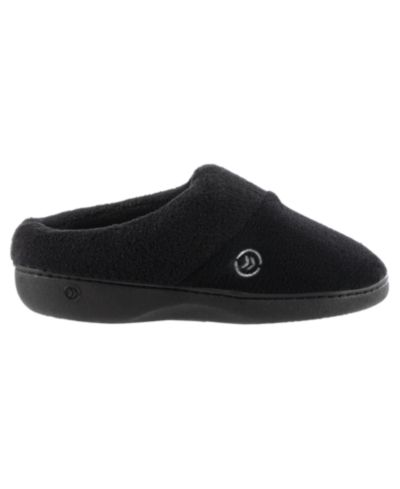 Isotoner Signature Women's Micro Terry Sport Hoodback Slippers