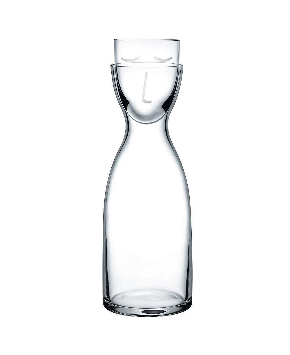 Nude Glass Mr. & Mrs. Night Carafe, Tall