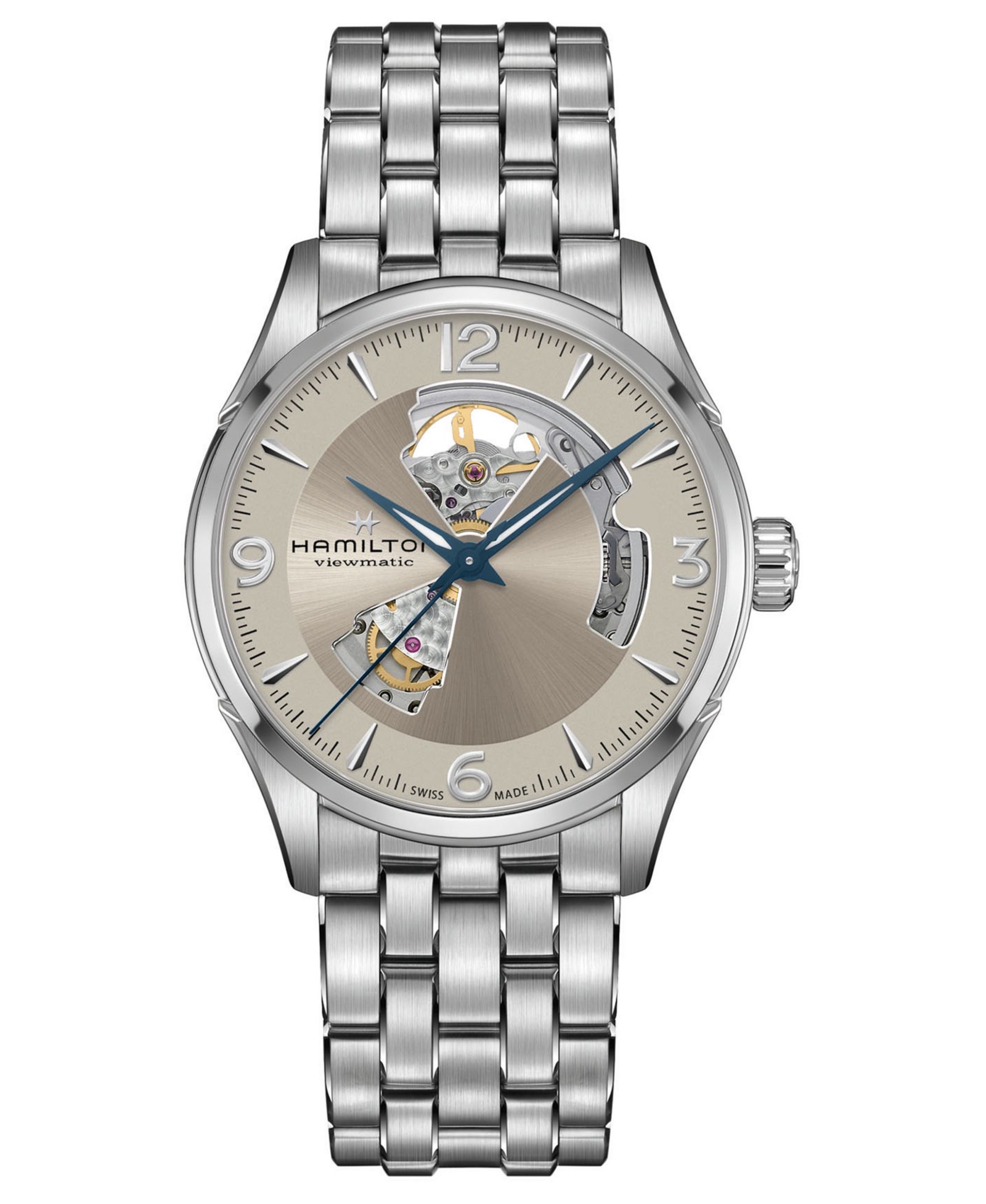 Мужские часы Hamilton Swiss Automatic Jazzmaster Stainless Steel 42mm