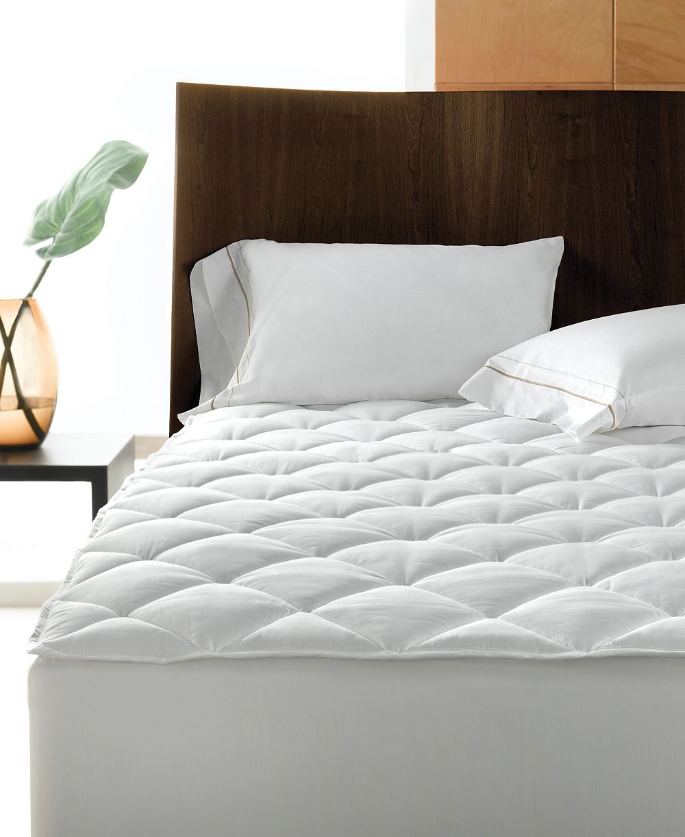 Наматрасник Hotel Collection 500-Thread Count Cotton Hypoallergenic Down Alternative, Twin XL