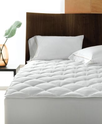 Hotel Collection 500-Thread Count Cotton Hypoallergenic Down Alternative Mattress Pad, Twin XL, Exclusively at Macy’s