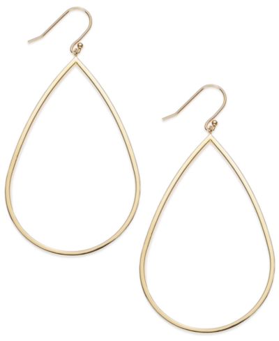 Серьги из золота 14k Vermeil, серьги-подвески капля (также в серебре Sterling Silver)