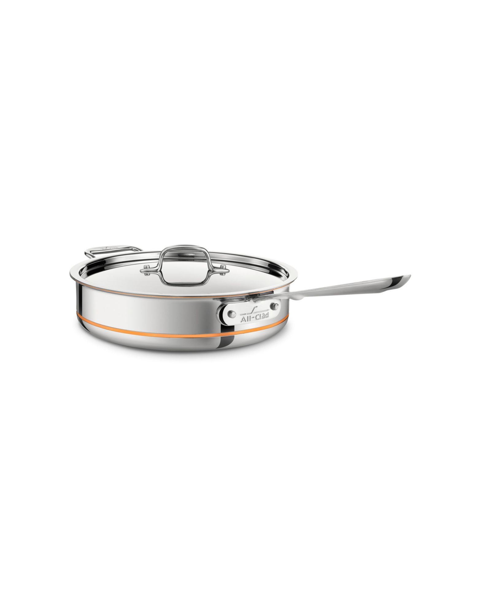 All-Clad Stainless Steel, Aluminum and Copper Core 5-Ply Bonded 5-Quart Saute Pan with Lid
