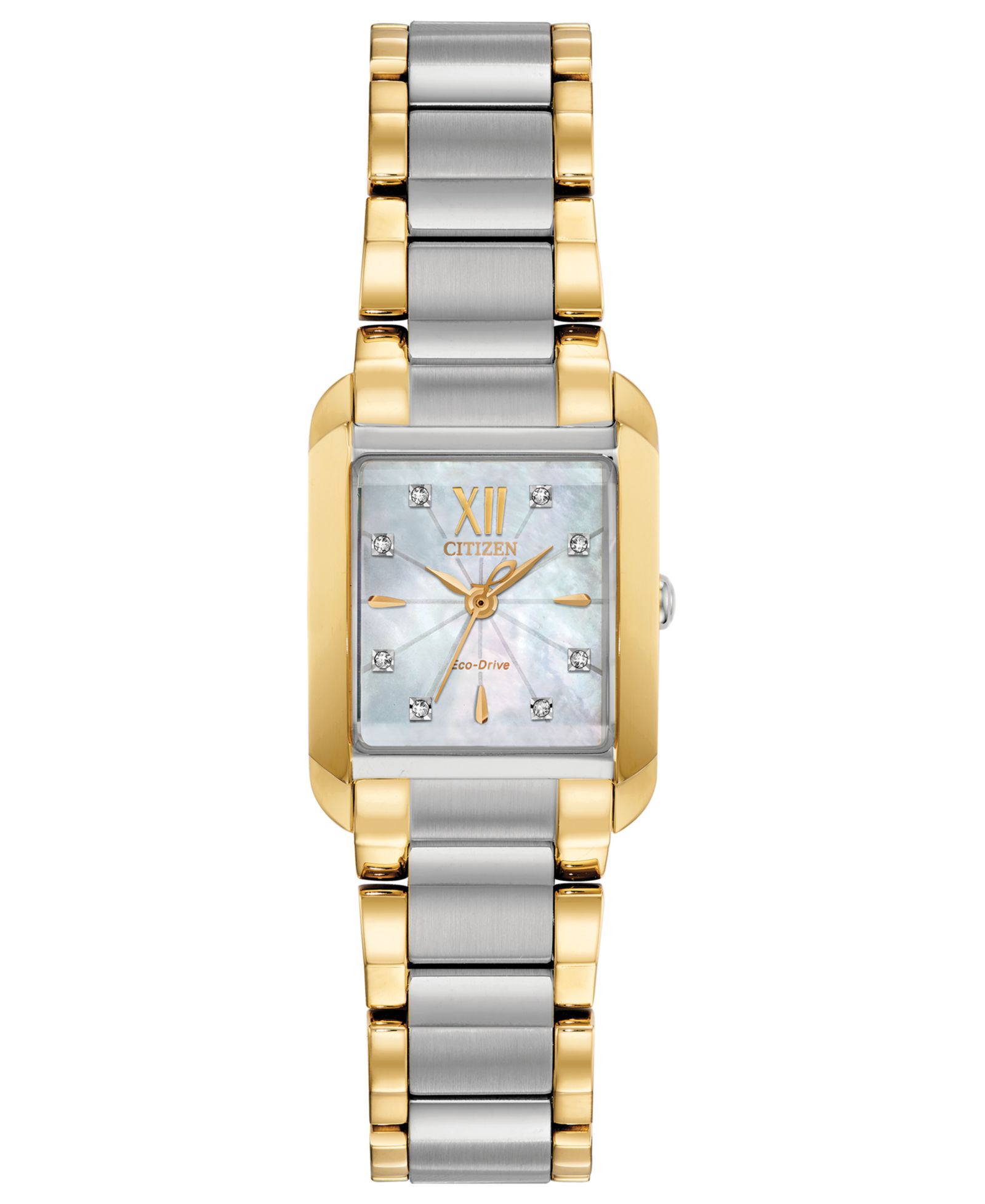 Citizen Eco-Drive Женские часы Bianca Diamond-Accent 22mm