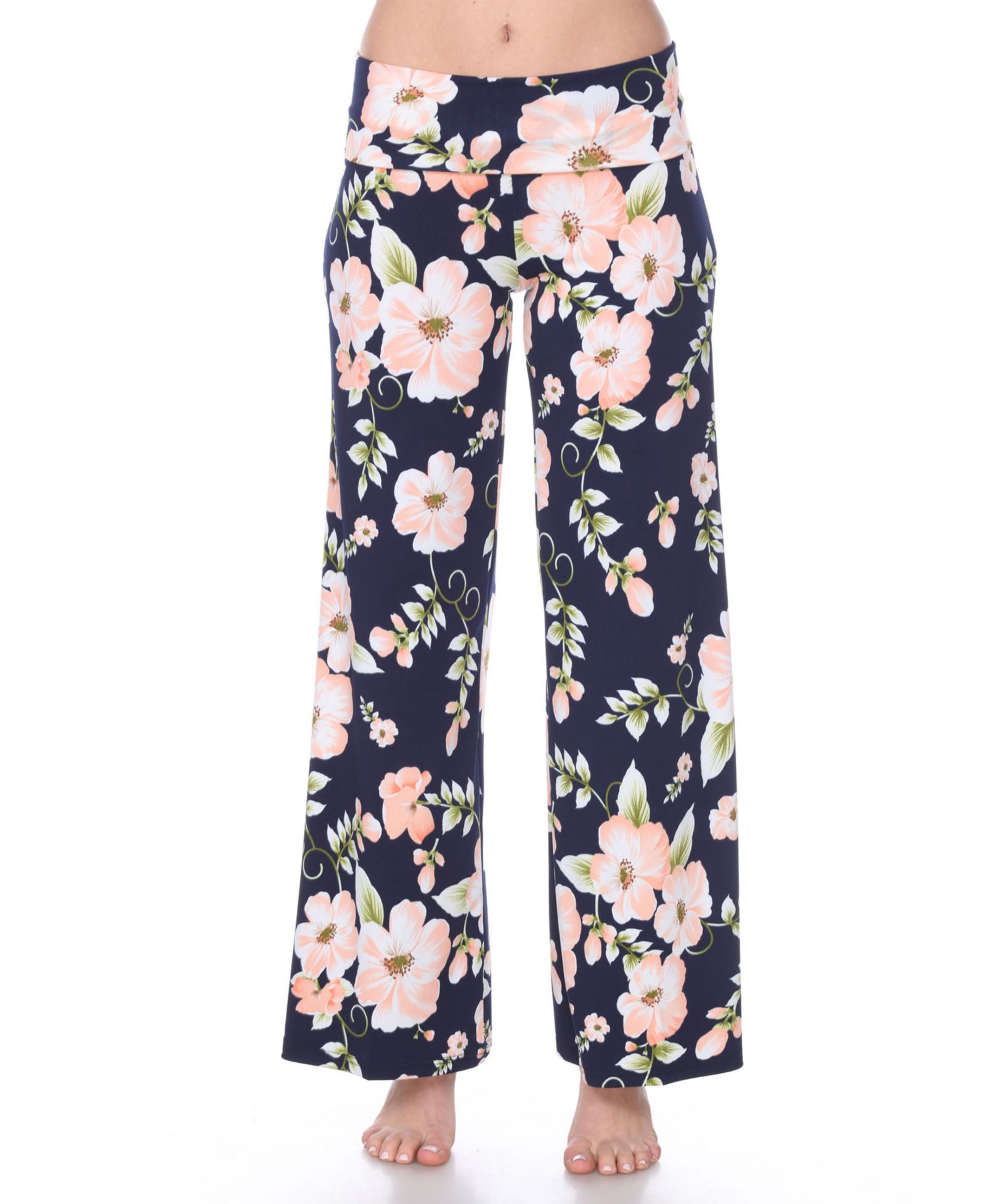 Брюки White Mark Floral Print Palazzo