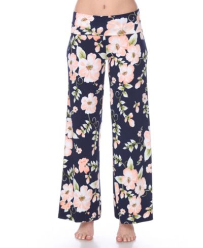 Брюки White Mark Floral Print Palazzo
