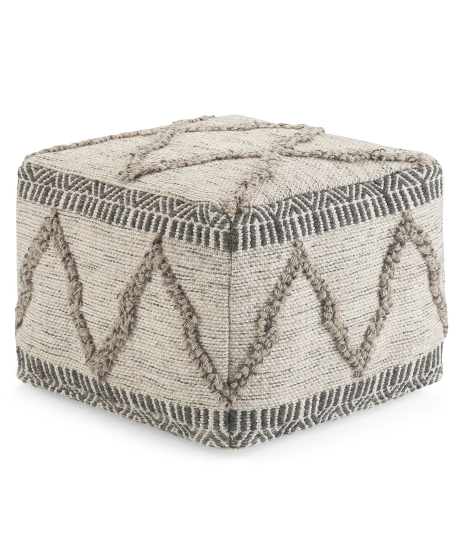 Simpli Home квадратный пуф Sweeny