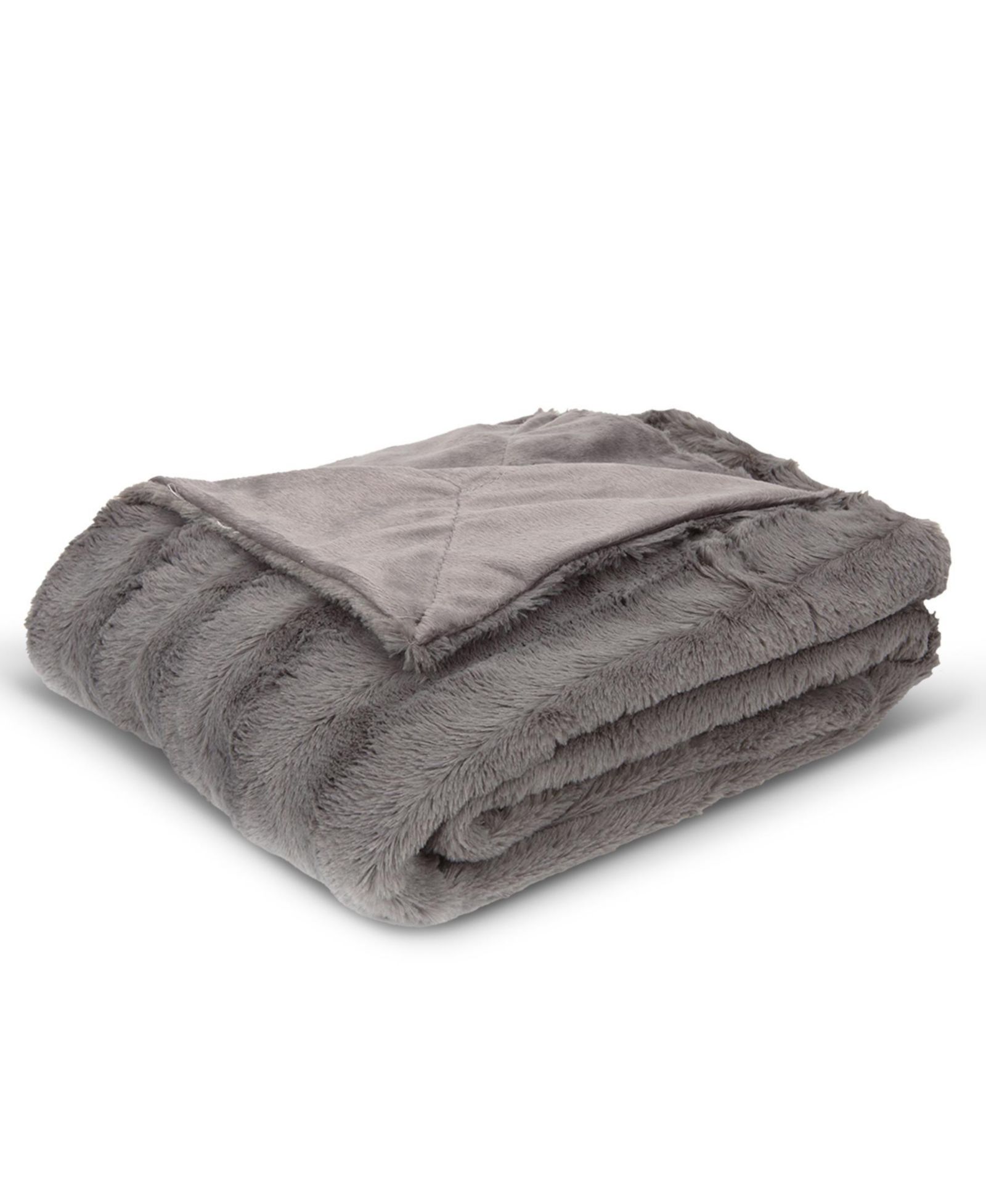 Детский двусторонний плед Cheer Collection Ultra Soft Faux Fur, 60" x 70"