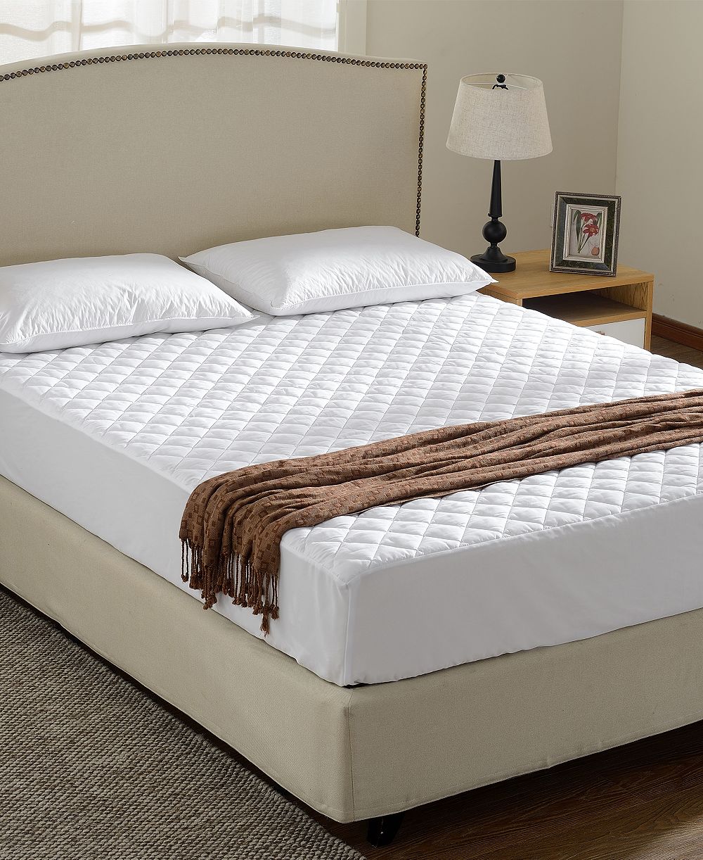 Cheer Collection Quilted Mattress Pad/Protector, Twin