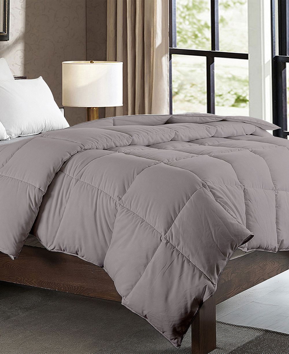 Cheer Collection All Season Down Alternative Hypoallergenic Comforter, Queen