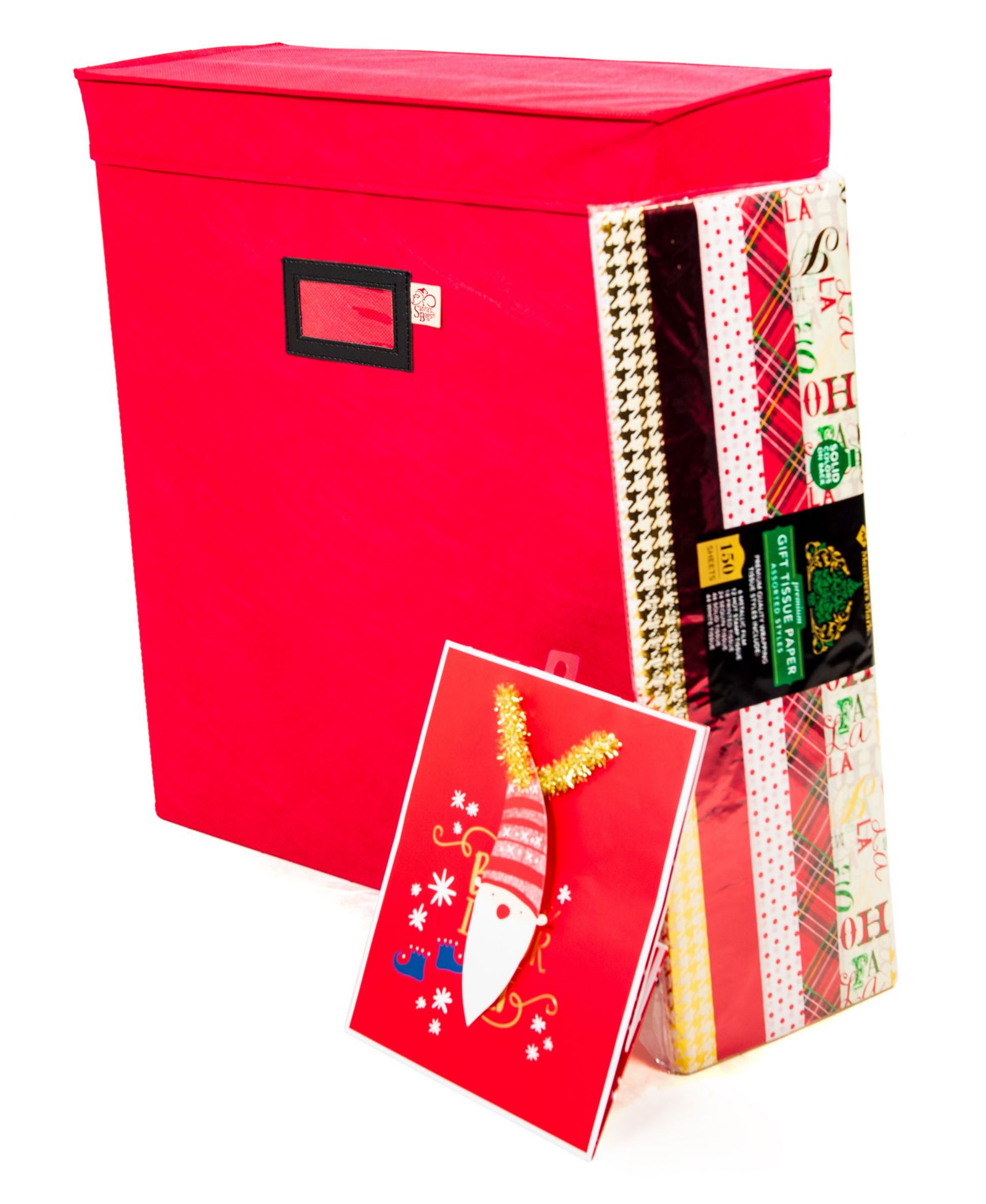 Органайзер для подарков Santa's Bag и коробка для хранения папиросной бумаги