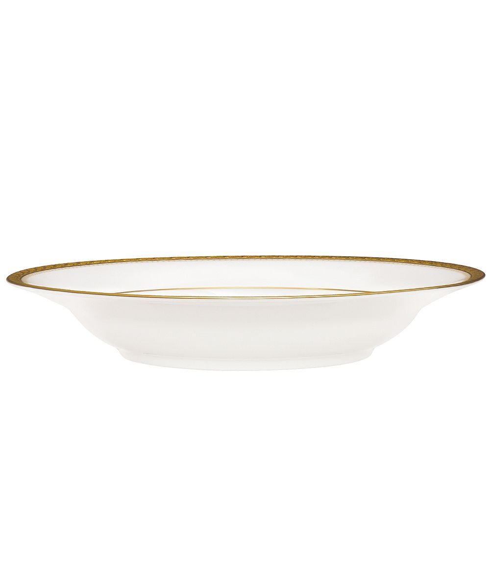 Noritake Charlotta супница с золотой каймой