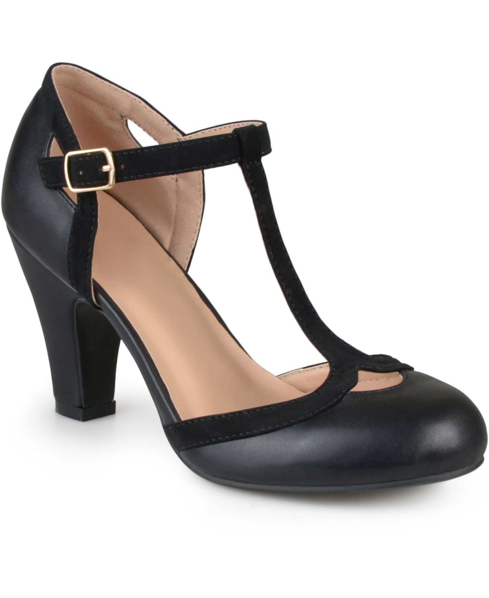 Journee Collection Женский Olina Regular and Wide Width Buckle Pumps