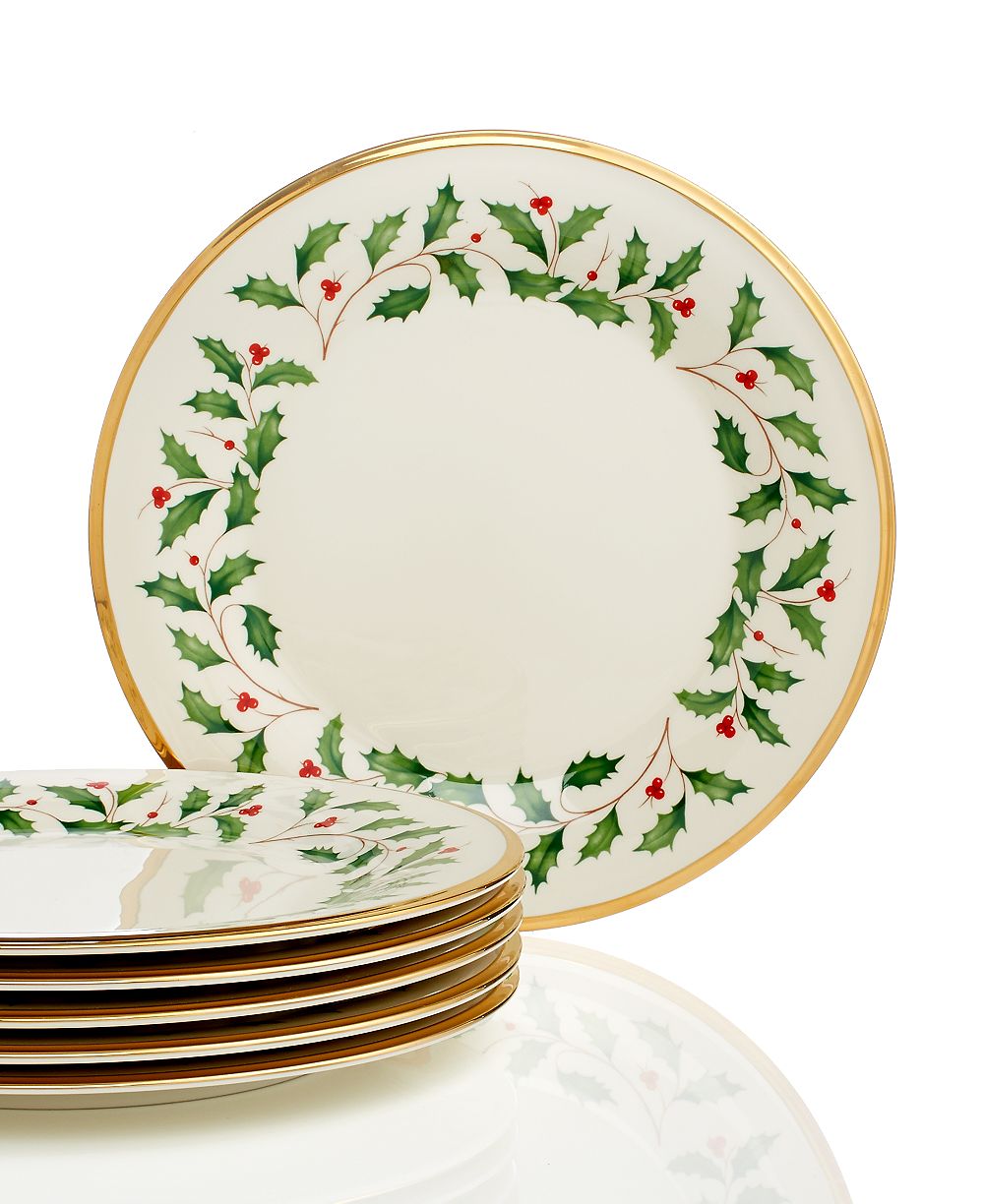 Lenox Набор обеденных тарелок Holiday, 6 шт.