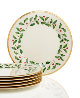 Lenox Набор обеденных тарелок Holiday, 6 шт.