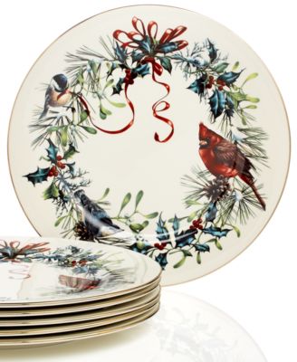Lenox Обеденные тарелки Winter Greetings, набор 6 шт.