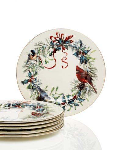 Lenox Десертные тарелки Winter Greetings, набор из 6 шт.