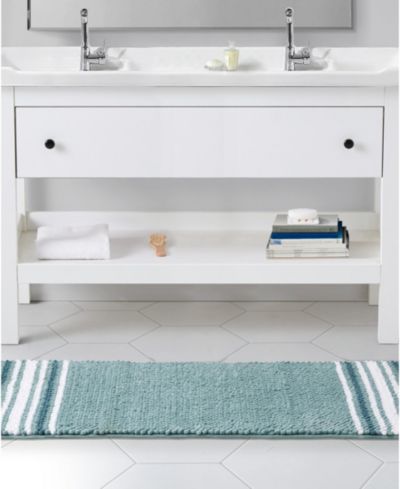 VCNY Home Aiden Jacquard Chenille Bath Rug, 24" x 60"