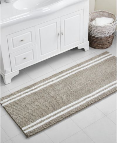 VCNY Home Stripe Noodle 24" x 60" Bath Rug