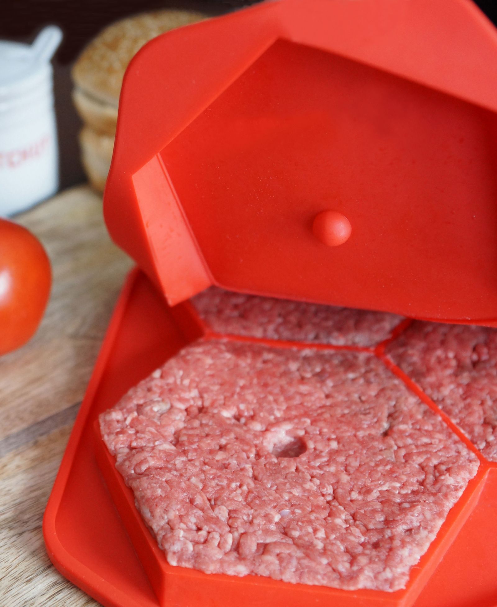 Shape+Store Burger Master Max пресс для бургеров 4 в 1 и контейнер для заморозки
