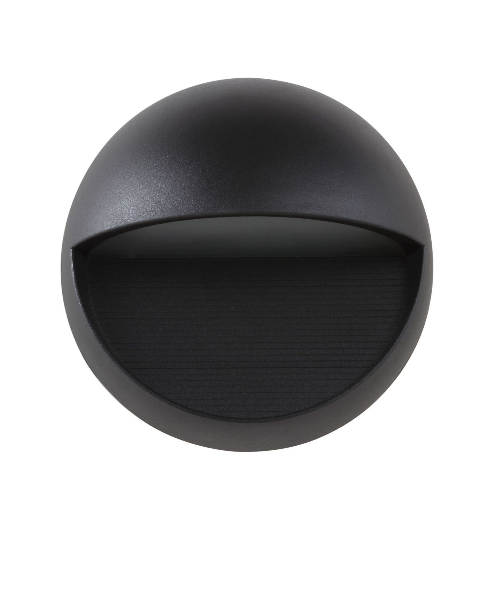 JONATHAN Y Orbe 6.25" Outdoor Metal/Glass Integrated LED Sconce
