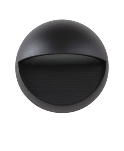 JONATHAN Y Orbe Уличный настенный LED светильник из металла и стекла 6.25"