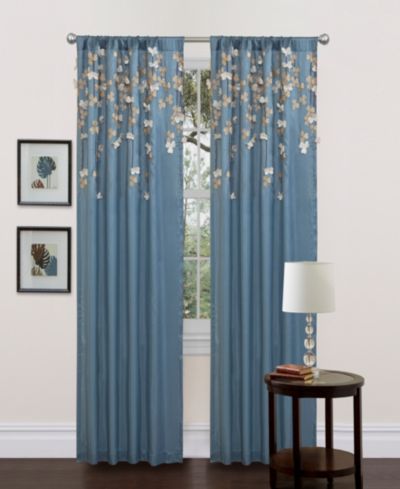Штора Lush Decor Flower Drops светопроницающая, 42" x 84"