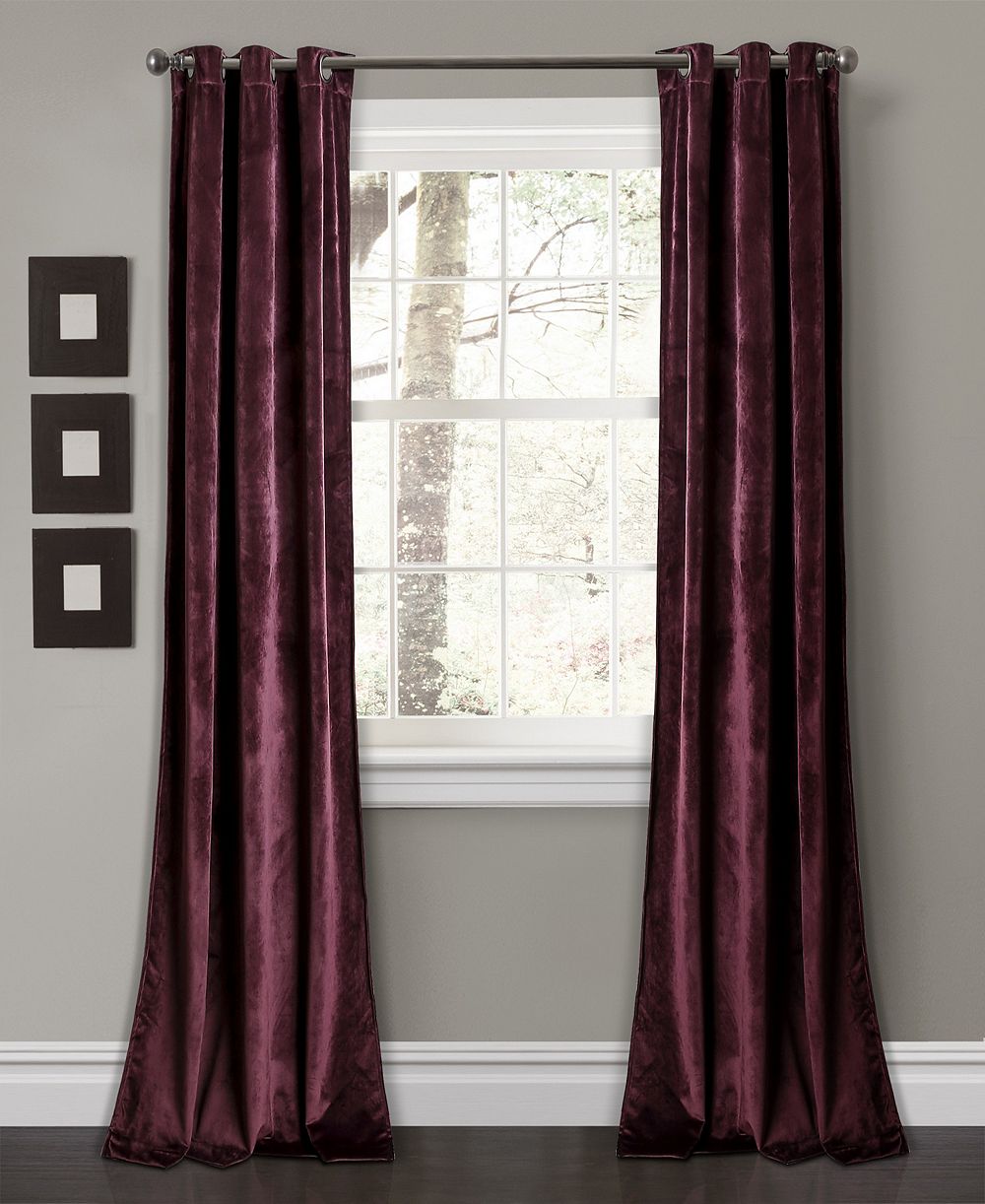 Lush Decor Prima Solid Light Filtering Window Panel