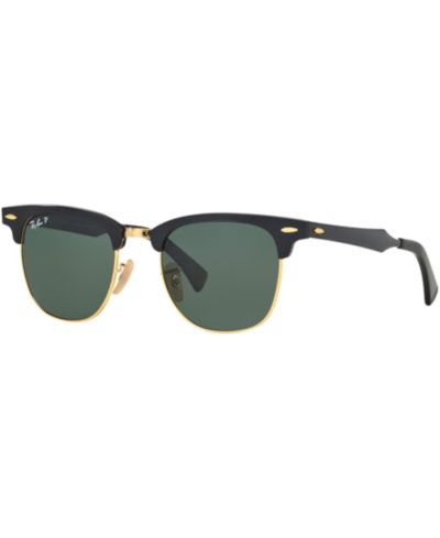 Ray-Ban Поляризованные солнцезащитные очки RB3507 CLUBMASTER ALUMINUM