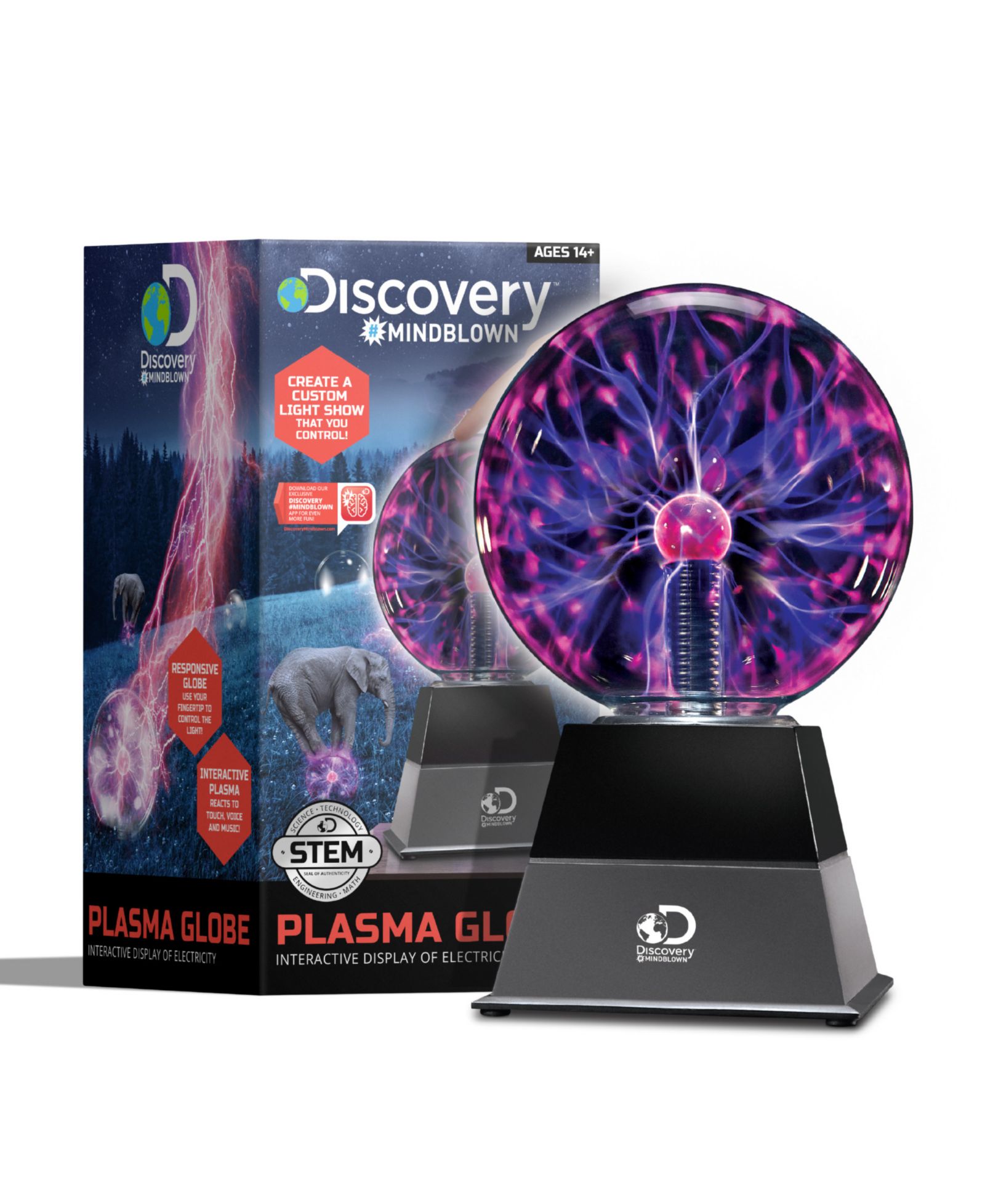Discovery #MINDBLOWN Plasma Globe, Interactive Display of Electricity