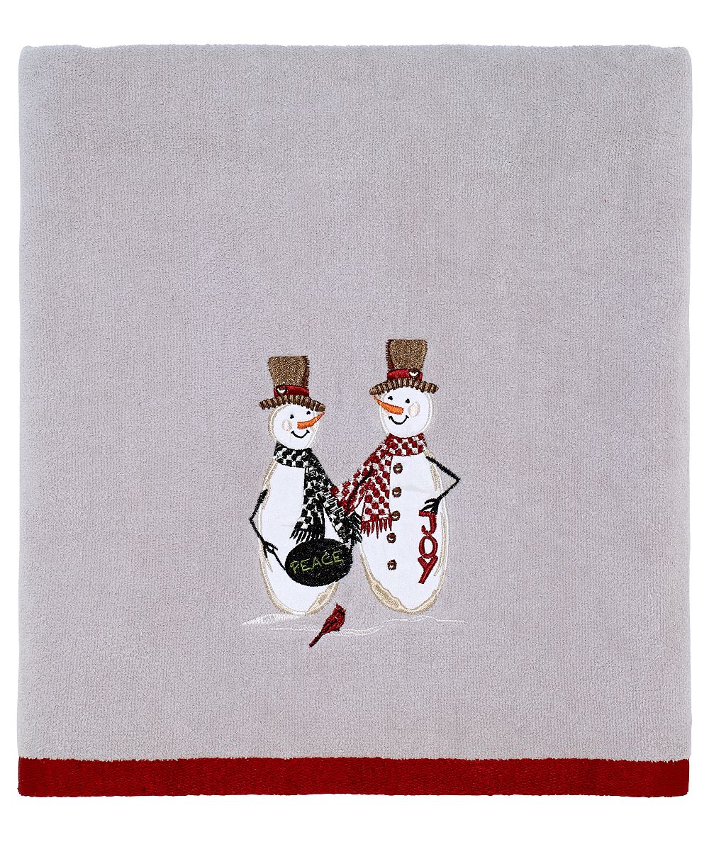Avanti Country Friends Holiday Cotton Bath Towel, 27" x 50"