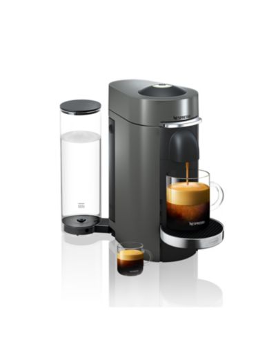 Nespresso Vertuo Plus Deluxe кофемашина в цвете Titan