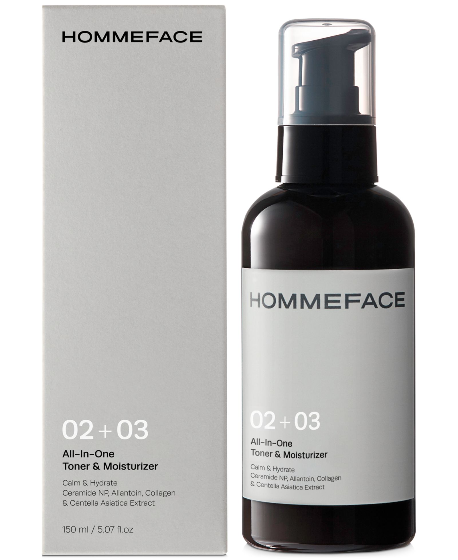 универсальный тоник и увлажняющий крем HOMMEFACE для мужчин, 5.07 oz.