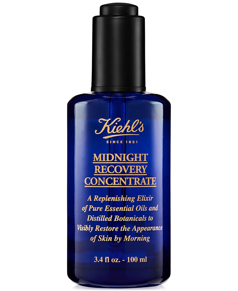 Kiehl's Since 1851 Midnight Recovery Concentrate Moisturizing Face Oil, 3.4-oz.
