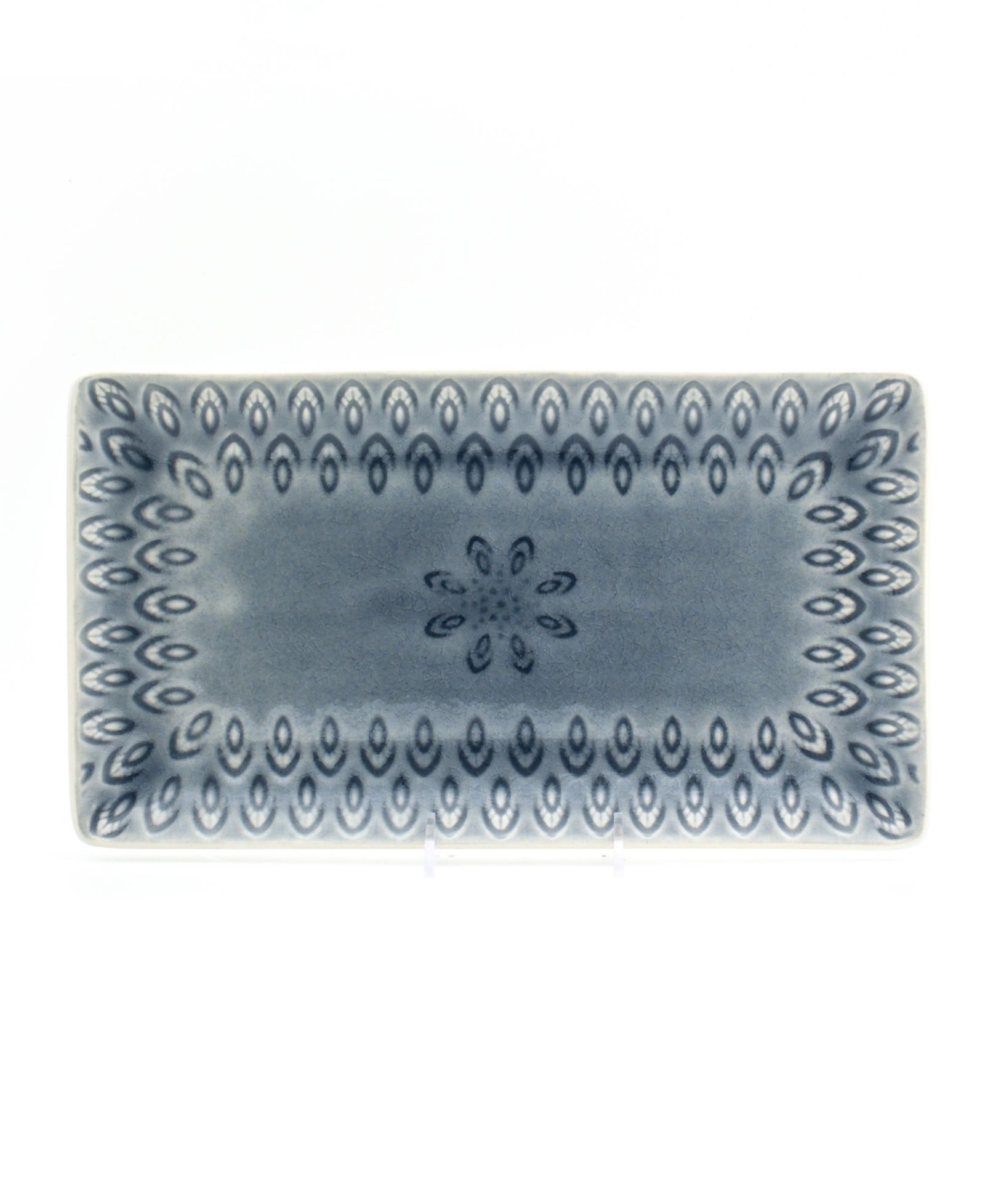 Прямое блюдо Euro Ceramica Peacock Rectangular