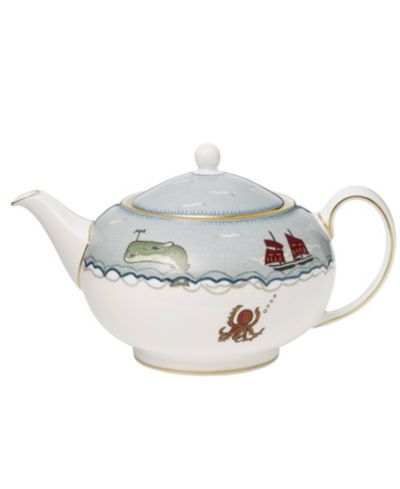 Wedgwood Sailors Farewell Teapot 37.2 oz