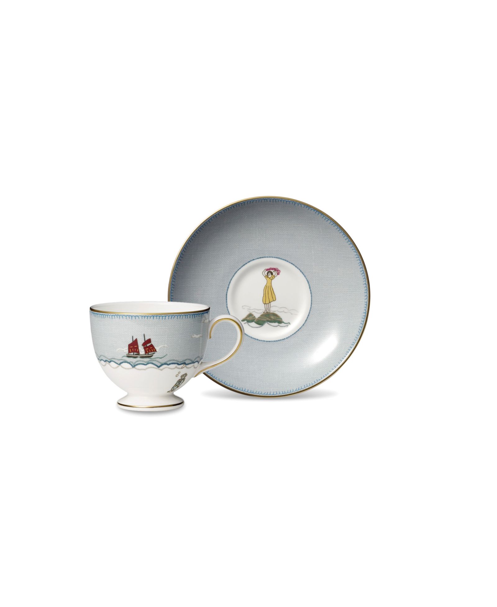 Wedgwood набор чашки и блюдца Sailors Farewell