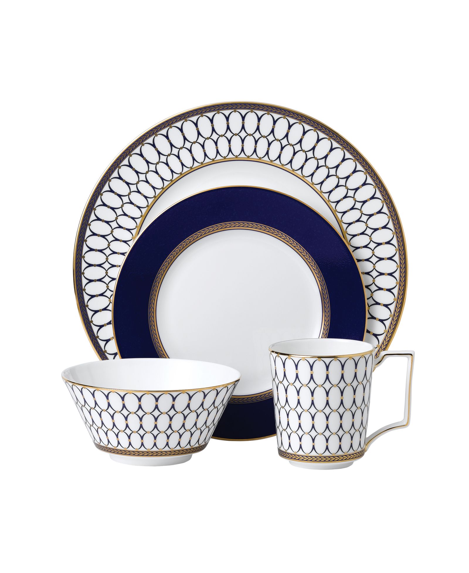 Wedgwood Renaissance Gold сервировочный набор из 4 предметов
