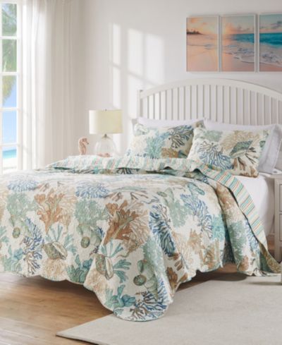 Комплект покрывал Greenland Home Fashions Atlantis Jade 2-Pc. Quilt Set, Twin