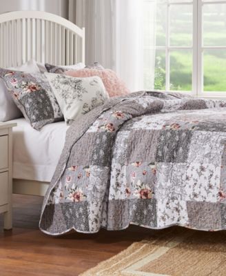 Greenland Home Fashions Giulia 3-Pc. Quilt Set, King