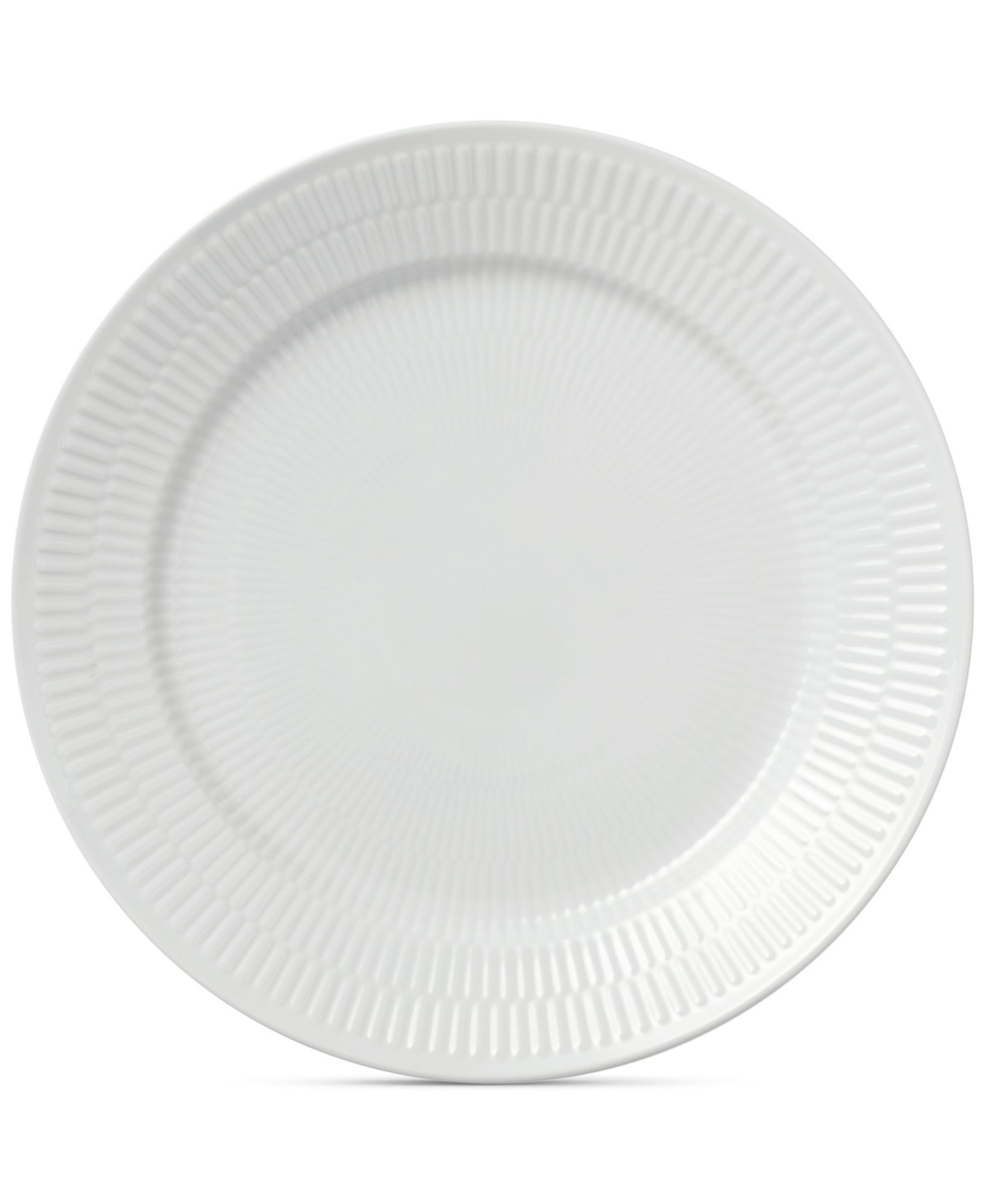 Столовая тарелка Royal Copenhagen White Fluted