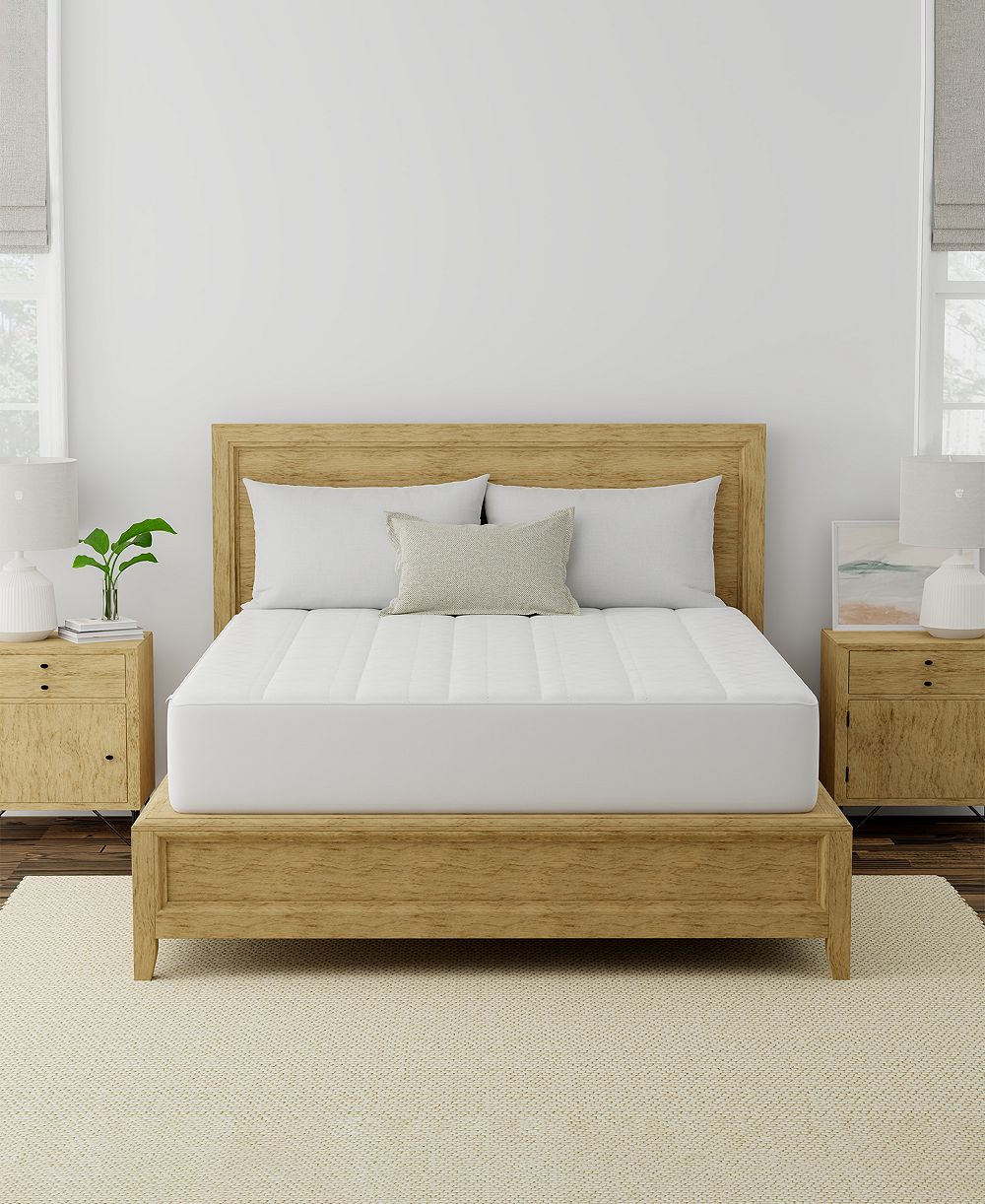 AllerEase Ultimate Allergy Protection and Temperature Balancing Fitted Mattress Pad, Queen