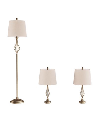 Набор ламп Lavish Homes Table and Floor Lamps - Set of 3