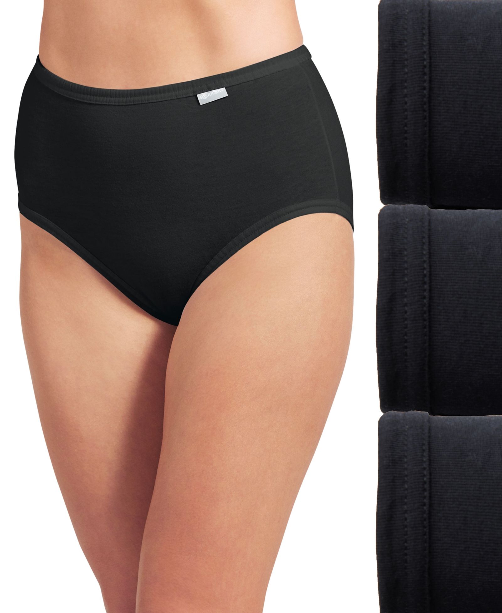 Женские трусики Jockey Elance Brief, комплект из 3 шт., 1484, 1486, расширенные размеры